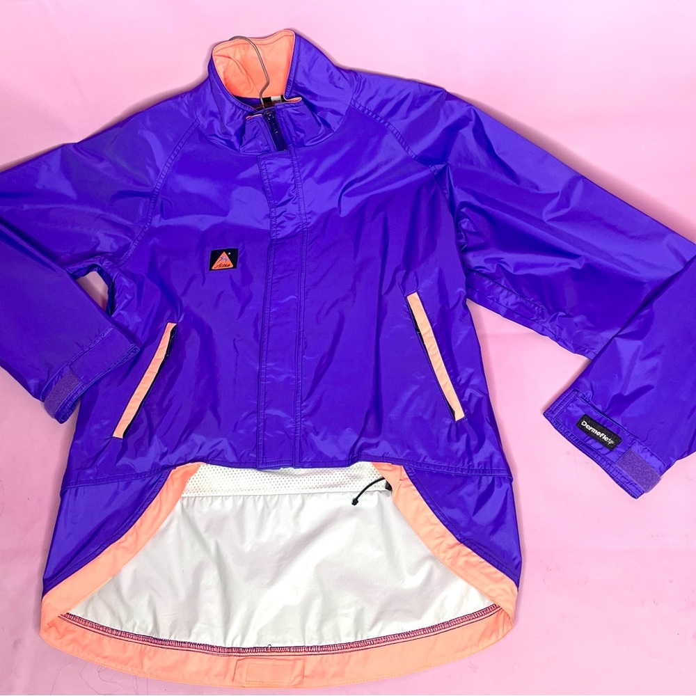 Neon Orange and Purple Activa Size L Jacket